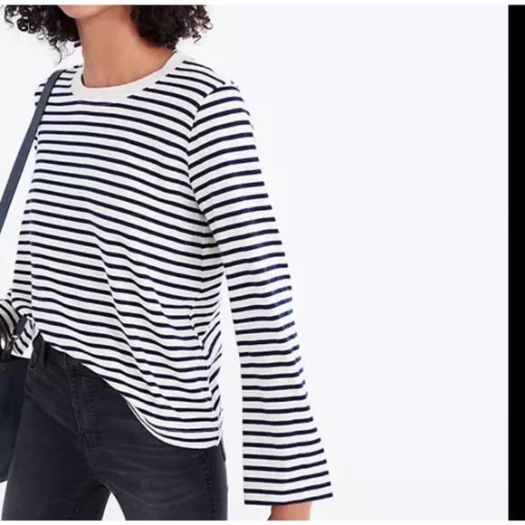 Madewell Tops - Madewell Rivet & Thread Bell- Sleeve Tee